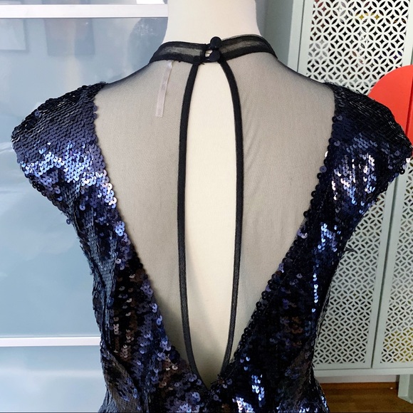 Free People Dance Til Dawn Mesh & Sequin Dress - Picture 5 of 12